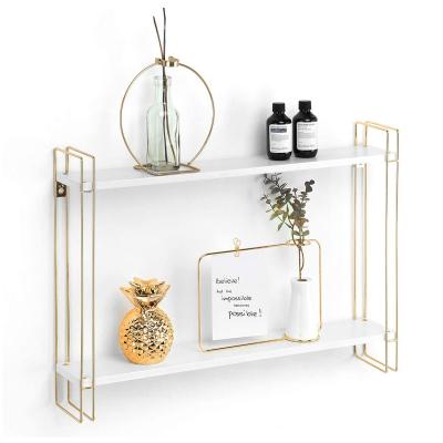 China Rustic Wall Mounted Living Room Furniture Display Storage Shelf Wooden Floating Shelf for sale