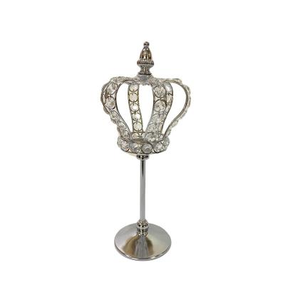 China Modern Gold Crystal Set Tea Candle Holders Morden Table Centerpieces Bedroom Decor Gifts for sale