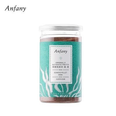 China Anfany Pure Nature Seaweed Hydrojelly Mask 100% Moisturizer Moisturizing Collagen Seaweed Particle Facial Mask for sale