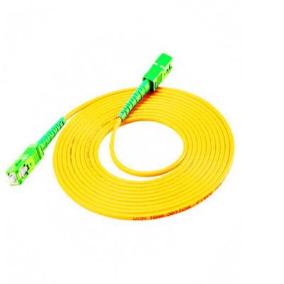 China Yellow PVC/LSZH FTTH SC St fc LC sx dx lzsh 2mm lzsh 2mm fiber optic patch cords for sale