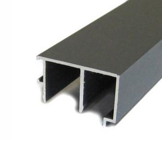 Chine La porte en aluminium polie a expulsé aluminium encadrant/rail en aluminium expulsé de glissière de formes à vendre