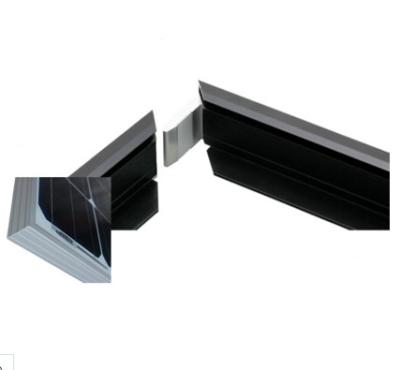 China Het zwarte Geanodiseerde Kader van het Aluminiumzonnepaneel met met Knipsel/Ponsen Te koop