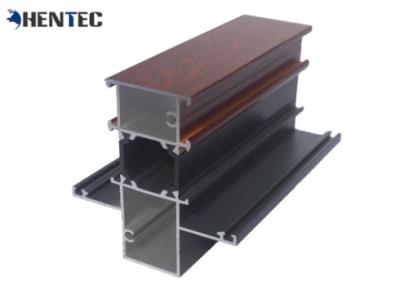 Chine Les extrusions en aluminium de porte de forme de H pour le côté ont accroché des portes, peinture de PVDF à vendre
