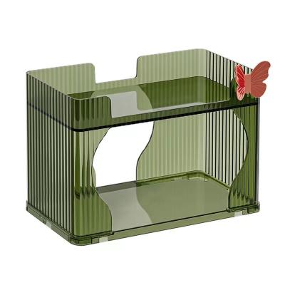 China Sustainable Factory Wholesale Housewear Double Shelving Strong Bearing Capacity With Corrugated Box Double Shelving Bathroom for sale