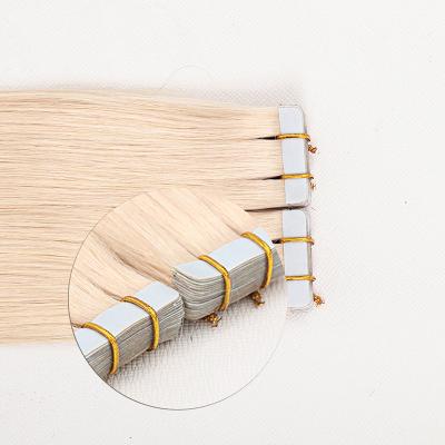 China Hot Sale Silky Straight Wave Tape-in Hair Extension PU Hair for sale