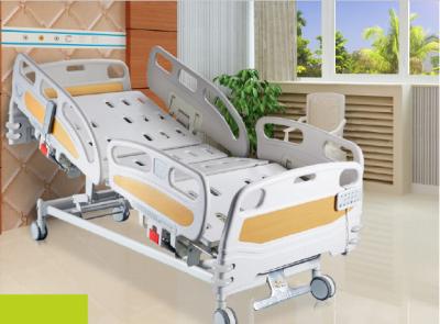 China cama eléctrica del contorno ISO9001 ICU 5 de 750m m de la función de hospital del hospital auto ICU de la cama en venta