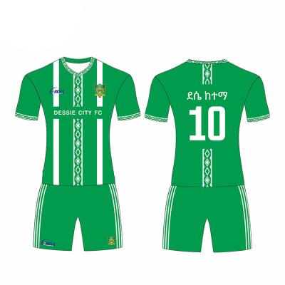 China Breathable High Quality Soccer Team Wear Hot Selling Big Size Soccer Jerseys for sale