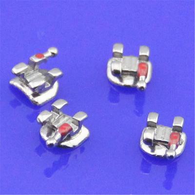 Chine MIM Mini Roth Bracket 2G avec sablage 0.022 0.018 Fente sans crochet 3 WH 345 WH Bracket orthodontique à vendre