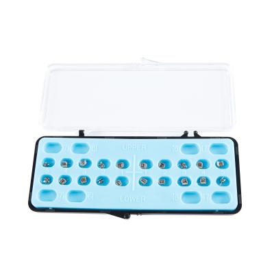 Chine MIM Mesh Base Mini Roth MBT Bracket 0,022 0,018 Pas de crochet 3 WH 345 WH Marquage au laser Pas de marquage au laser Orthodontique à vendre