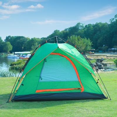 China Outdoor Portable Type 3 Upright Bracing People To 4 Water Proof UV Protection Camping Tent for sale