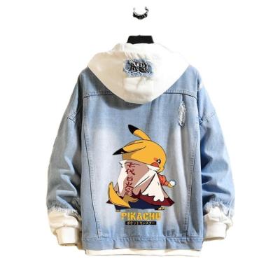 China 2021 Custom Boys Long Denim Jacket Breathable For Outdoor Men Plus Size Mens Jackets And Coats Lattice for sale