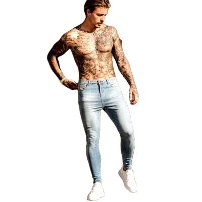 China Breathable Stretch Jeans Men 3 Styles Casual Slim Fit Men Autumn Winter Streetwear Jeans European American Style for sale