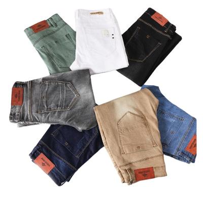 China 2021 Celana high skinny custom loose waist breathable stylish denim pants and stock lot pants plus size mens jeans for friend hombres for sale