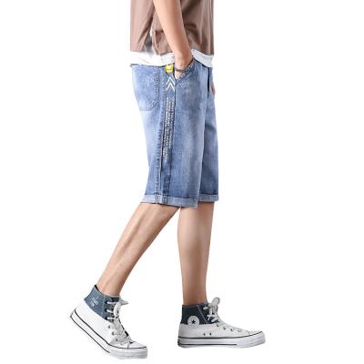 China China Factory Customization Fashion Regular Light Blue Trendy Men's Breathable Jeans for sale