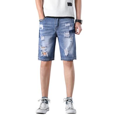 China Wholesale Manufacture Fashion High Quality Light Blue Trendy Men's Breathable Jeans for sale