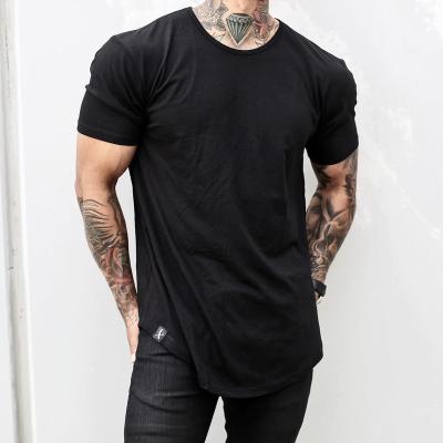 China High Quality Anti-Wrinkle Men's Light Elastic Fit Printed Short T-shirt Mens Design Gym Sleeve Breathable T-Shirts for sale