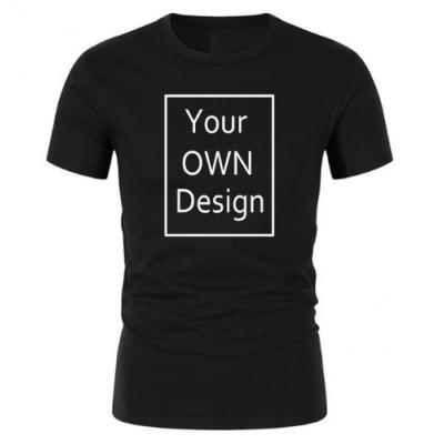 China High Quality Custom Logo Embroidery Men's Wholesale OEM Cotton Anti-wrinkle Men's Blank T-shirts for sale
