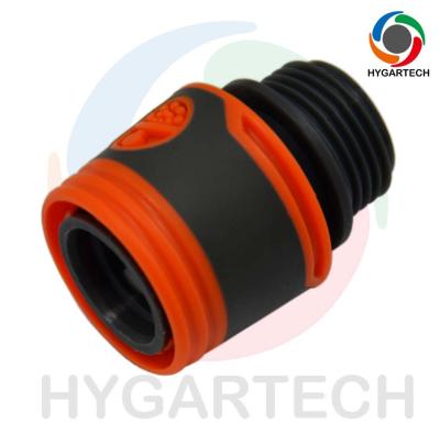 China Plastic Garden Quick Connect Hose Coupling With 3/4'' Male Thread For Gardening And Irrigation for sale