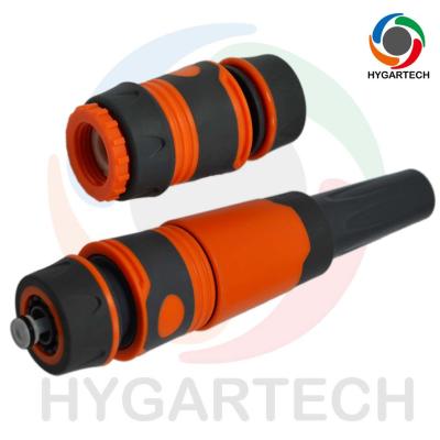 China Set of Plastic Adjustable Water Spray Nozzle with Hose Connects and Tap Adaptor for Car Washing Horticulture Irrigation and Gardening for sale