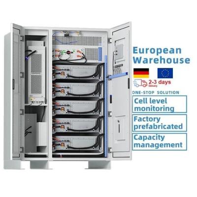 Cina Potenza nominale 100KVA Batteria di stoccaggio commerciale del sistema solare per la connessione fuori rete in vendita