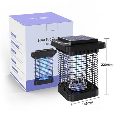 China Solar LED Bug Light UV365 One Light Dual Use Extreme Power Saving Night Light Solar Power DC Charging Indoor Outdoor Bug Zapper for sale