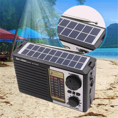 China New BT USB Torch Battery Solar Panel Charger Computer Wireless Speaker Portable with AM FM SW Radio for sale