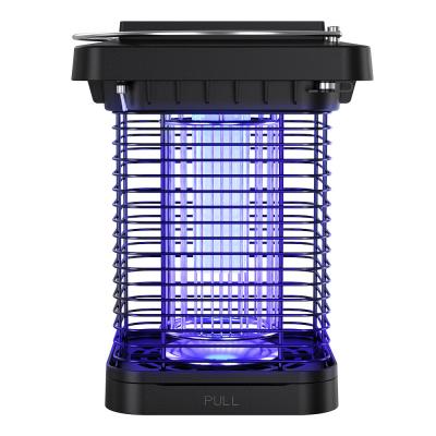 China Custom Branded Solar Mosquito Killer Lamp Waterproof Garden Insect Repeller Solar Bug Zapper for sale