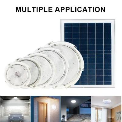 China Light With Remote Control New Solar 50W 100W 150W 300W 350W Indoor Solar Light Home House Solar Ceiling Light for sale
