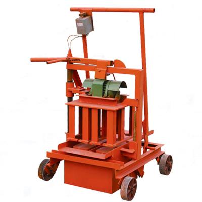 China Construction works QMR2-45 Small Scale Cavity Block Machine Mobile Brick Making Machine Egg Laying Block Machine for sale