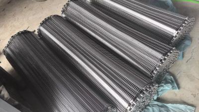 China Cinturão de malha de metal Fábrica de suprimentos Processamento de alimentos congelador Aço inoxidável 304 Cinturão transportador de malha de fio espiral à venda