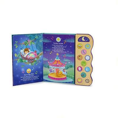 China paper & Wholesale Hardcover 10 Buttons Cardboard Sound Book Sound Books Kids Audio Books With Music Sound for sale