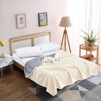 China Jacquard Soft Hand Feel Star Wish Color Yellow Cotton And Polyester Scuba Fabric Customized Blanket for sale