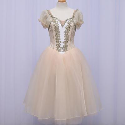 China Tutu Giselle Romantic Ballet Skirt Ballet Dress Dance Dress Edance Girls Performance Ballet Skirt Long for sale