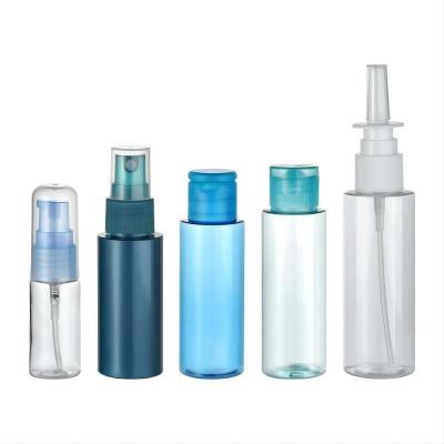 China 15ml 30ml 40ml 50ml 60ml PET Plastic Bottles with Pump Sprayers or Plastic Caps for sale