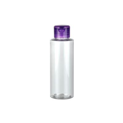 Cina Colore personalizzato Bottiglia in PET di plastica da 120 ml per lozione Capacità 120 ml 24/410 Flip Top Cap in vendita