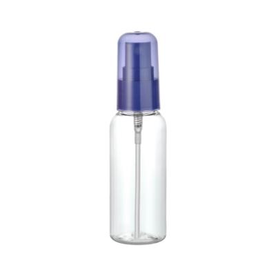 Cina Colore personalizzato Bottiglia PET 50ml Bottiglia spruzzatrice di plastica con spruzzatore di nebbia fine 20/410 in vendita