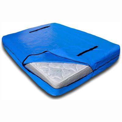 China Folding Mattress Bag with 4 Handles for Moving and Storage Queen Size Reusable Cover with Strong Zipper Closure for sale