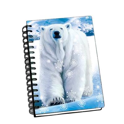 China 3D China Brand Sea Bear Study Drawing Online Selling Custom Notebook for sale
