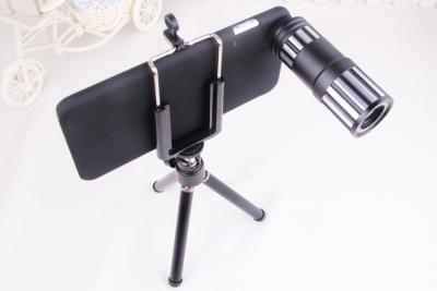 China Metal Game Watching Smartphone Telescope 12x Zoom 90 Degree , Iphone 6 Telescope for sale