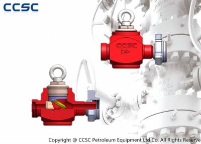 China Válvula de verificação superior aprovada 6A da entrada do API, válvula de verificação do fluxo do molde 15,000psi à venda