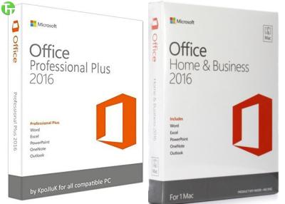 China Microsoft Office Pro 2016 Office 365 Product Key Card / OEM / Retail Version for sale
