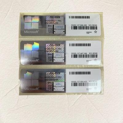 China Microsoft Windows 11 Pro OEM License PC Activation Key for sale