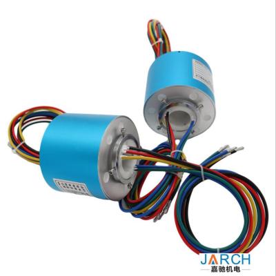 China ROHS 38m m con el resbalón agujereado Ring Fiber Optic Rotary Joint 250~500RPM en venta