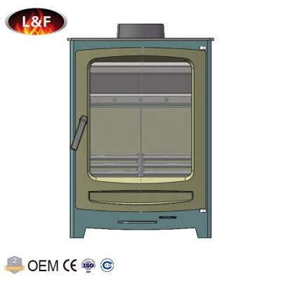 China 2019 Best Selling Home Heaters 4 Kw Small Space Wood Burning Steel Stove for sale