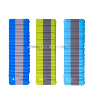 China Wholesale Lightweight Waterproof Spliced Self-inflating Camp Pad Mattress With Built In Pump, Backpacking, Tents for sale