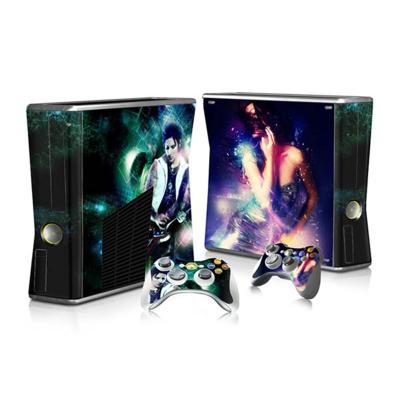 China Vinyl Decal Factory Price Skin Sticker for Xbox 360 Slim Console and 2 Controllers Vinyl for sale