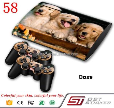 China PVC customized for Sony PlayStation 3 Super Slim vinyl sticker for ps3 Super Slim skins for sale