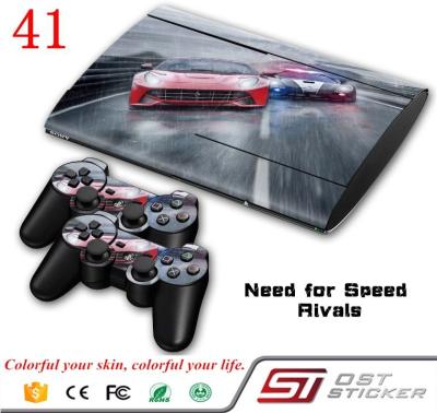 China PVC Hot selling skin sticker cover sticker for ps3 super slim console skin vinyl for sale