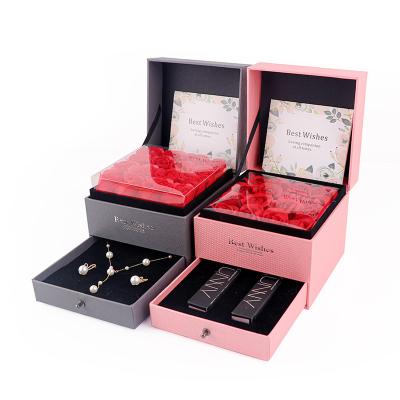 China Eco-Friendly 2022 new product ideas handmade home decor eternal rose preserved flower for sale