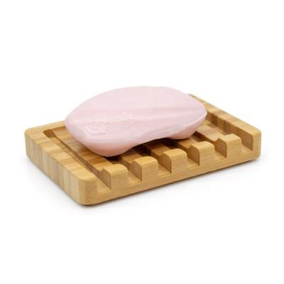 China Modern Hot Sale Bamboo Soap Dish Bathroom Good Quality Bamboo Soap Holder for sale